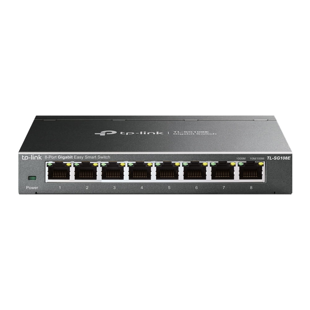 TP-LINK Switch x8 TL-SG108E 1Gb metal - Henryx24