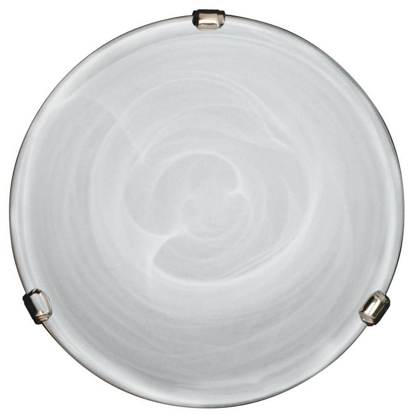 Szklany plafon okrągły sufitowy do salonu DUNA 25 cm