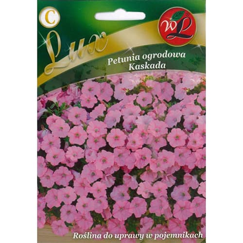 1 szt, Petunia Kaskada rozowa - Nasiona: Ilość w opakowaniu: 0.02 g