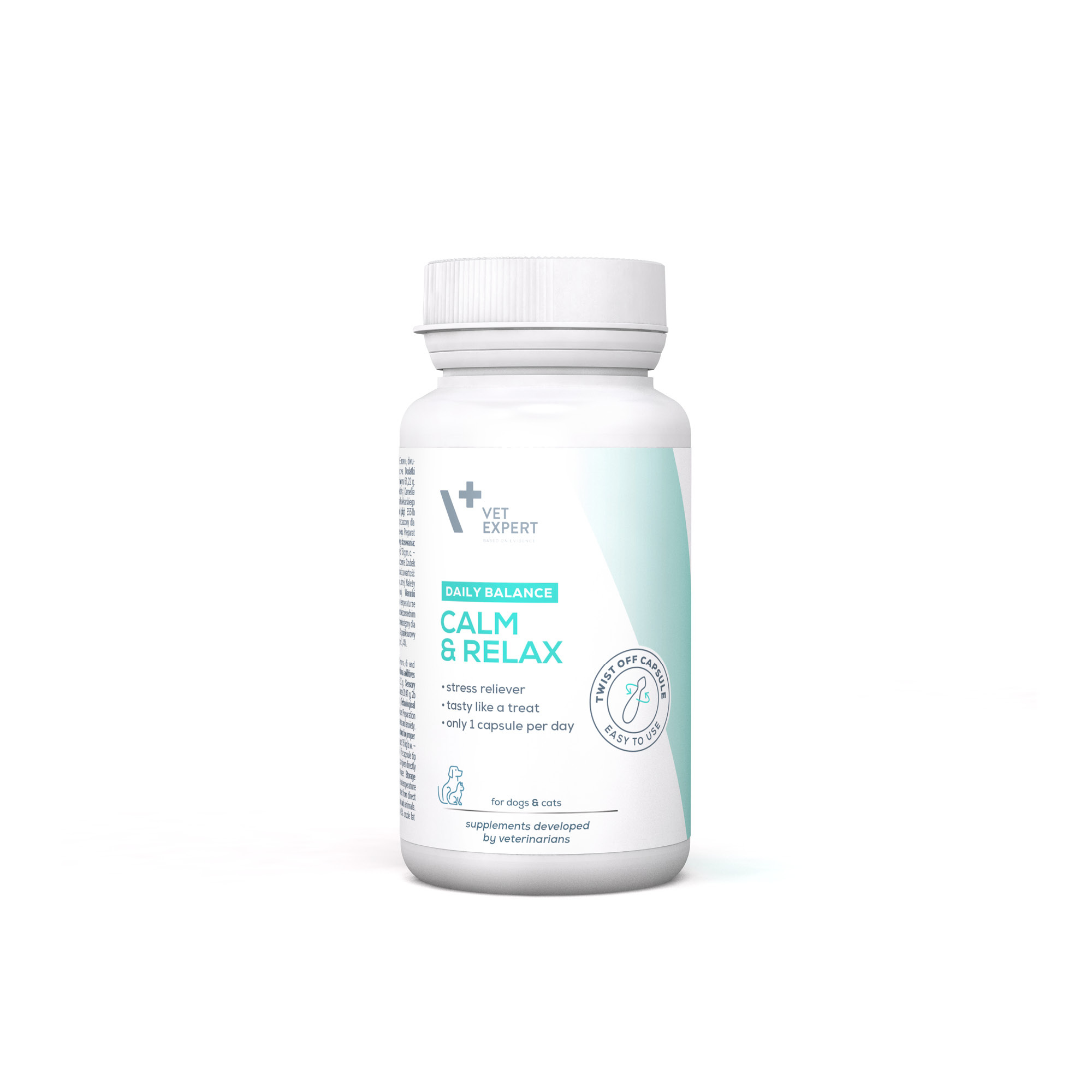 Calm & Relax | VET EXPERT | 30 kaps. | Wsparcie spokoju i relaksu dla psa i kota