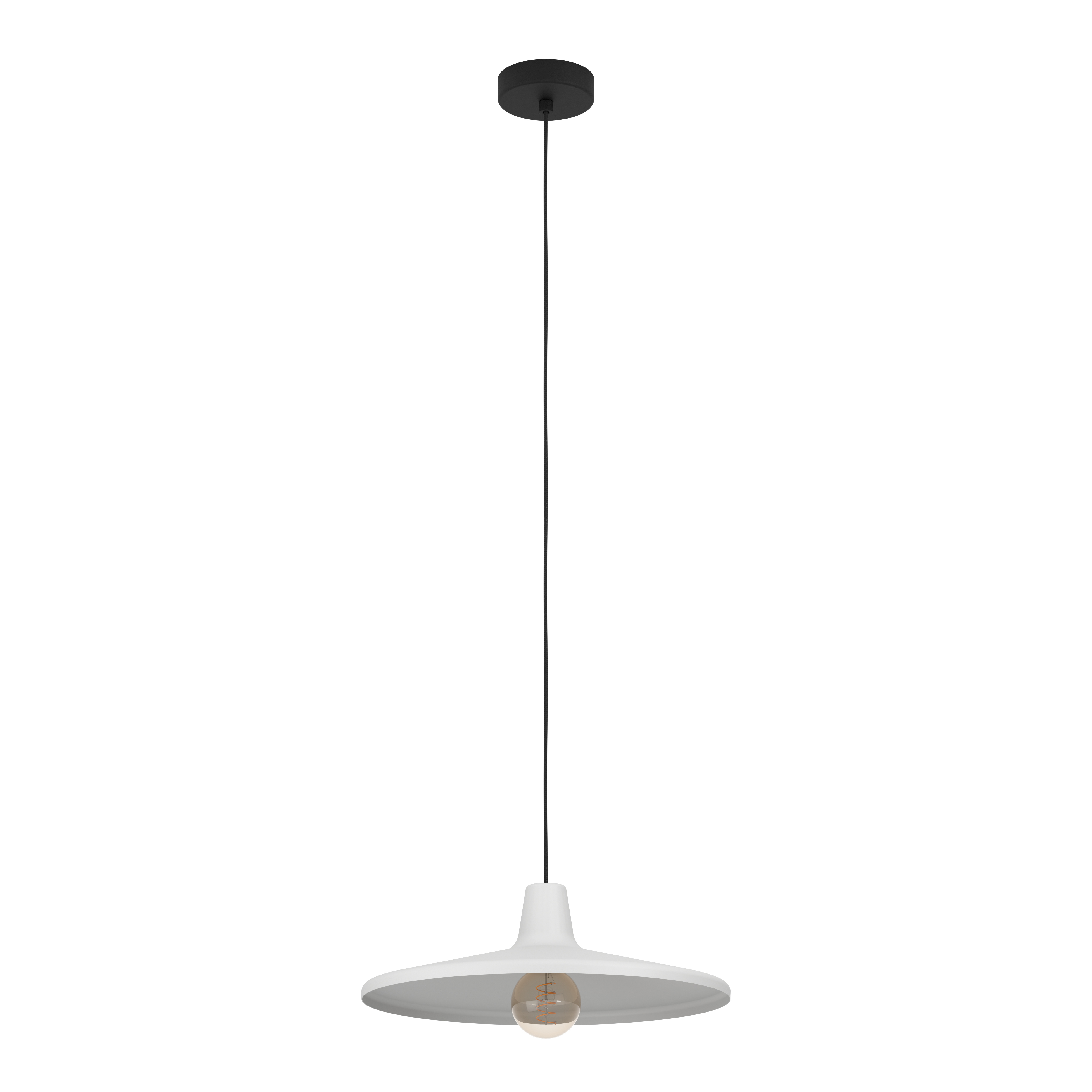 Darmowa Dostawa - Lampa wisząca 1x40 W szary/popielaty Eglo Miniere 900833