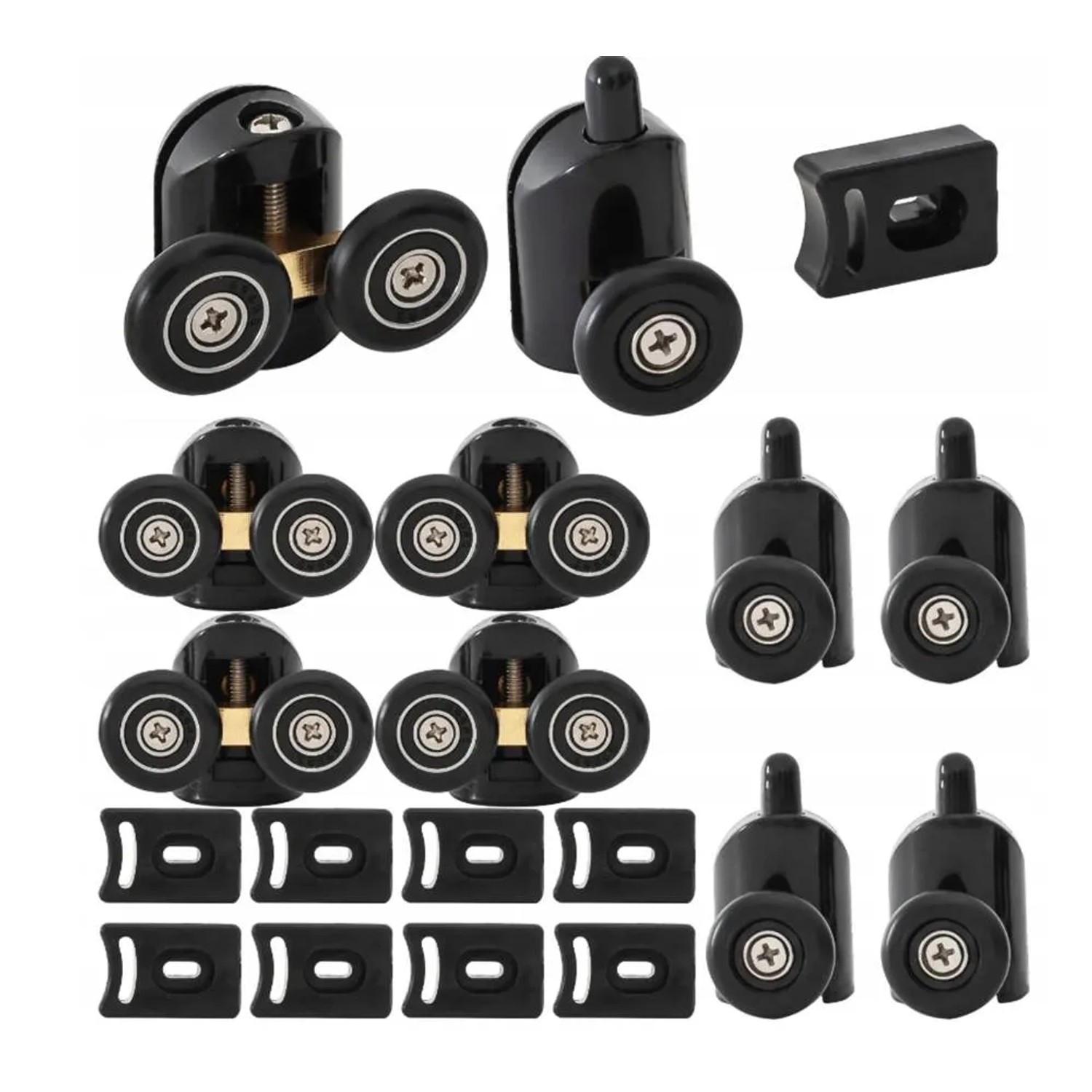 EVG Komplet rolek do kabiny 23 mm 8 szt.