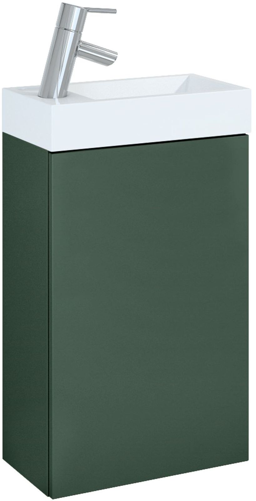 Darmowa Dostawa - Umywalka z szafką 40.2 cm zieloną Elita Young Basic RE168993007010