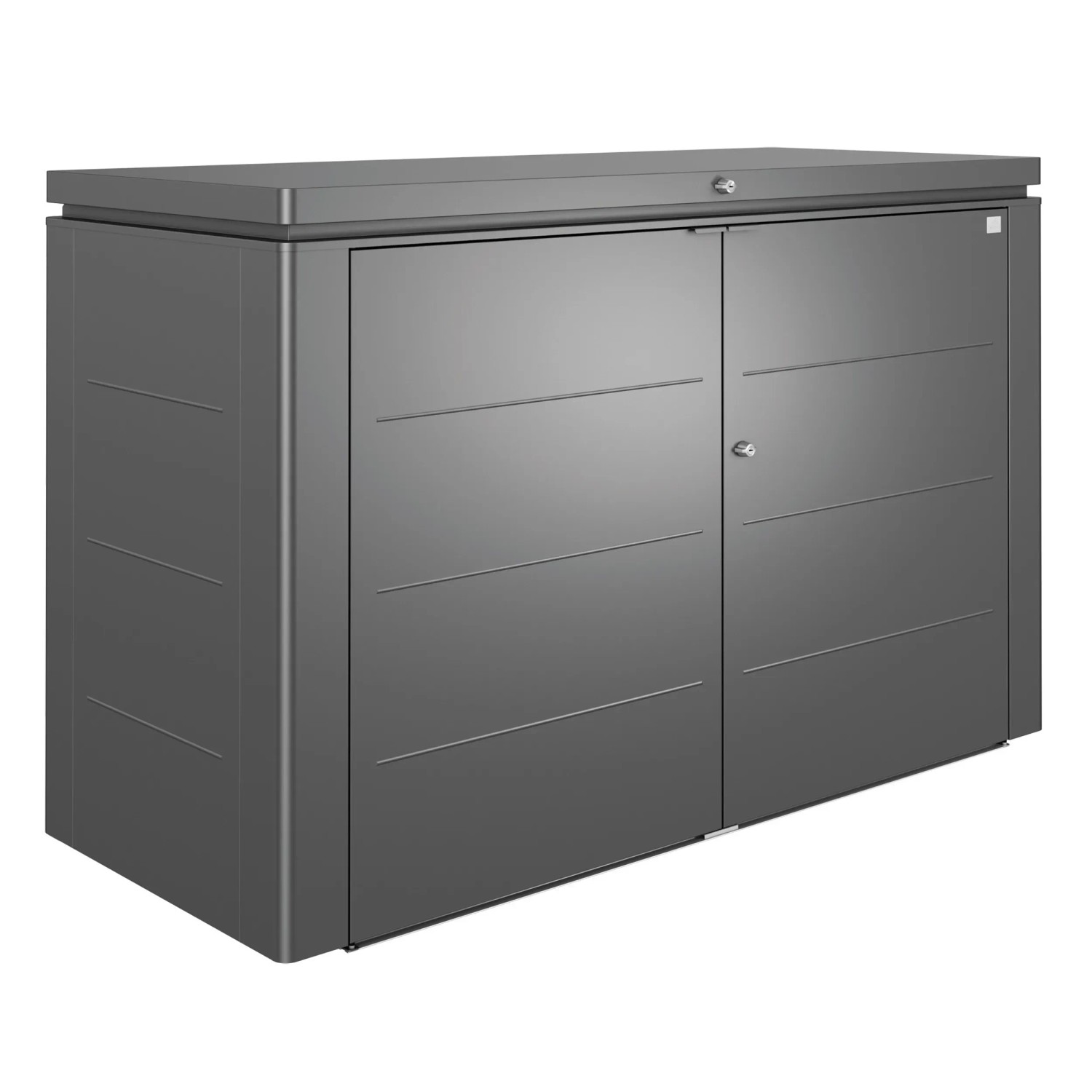 Biohort Skrzynia ogr. HighBoard 200 ciemnoszara metaliczna