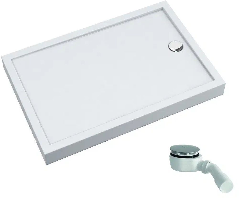 Darmowa Dostawa - Brodzik prostokątny 110x80 cm biały Schedpol Competia New 34837