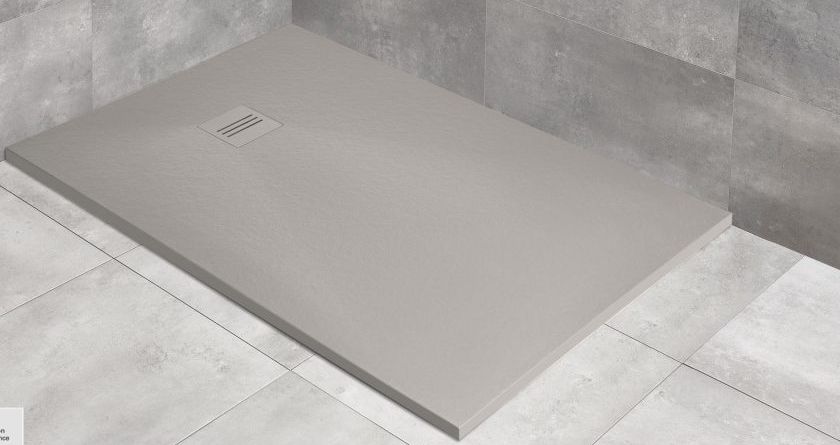 Darmowa Dostawa - Brodzik prostokątny 120x80 cm cement Radaway Kyntos F HKF1208074