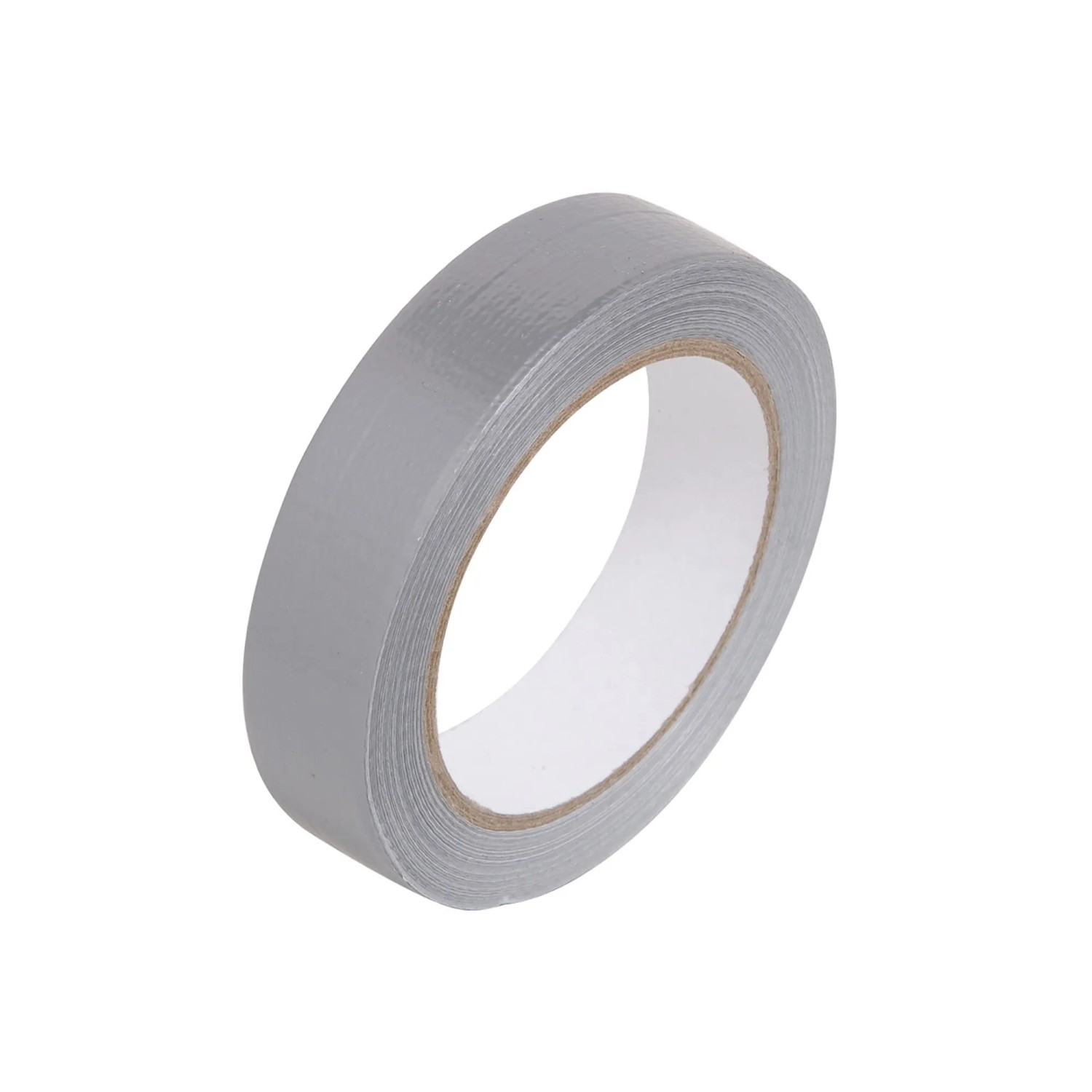LUX-TOOLS Taśma klejąca z tkaniny uniwersalna srebrna 25 m x 25 mm