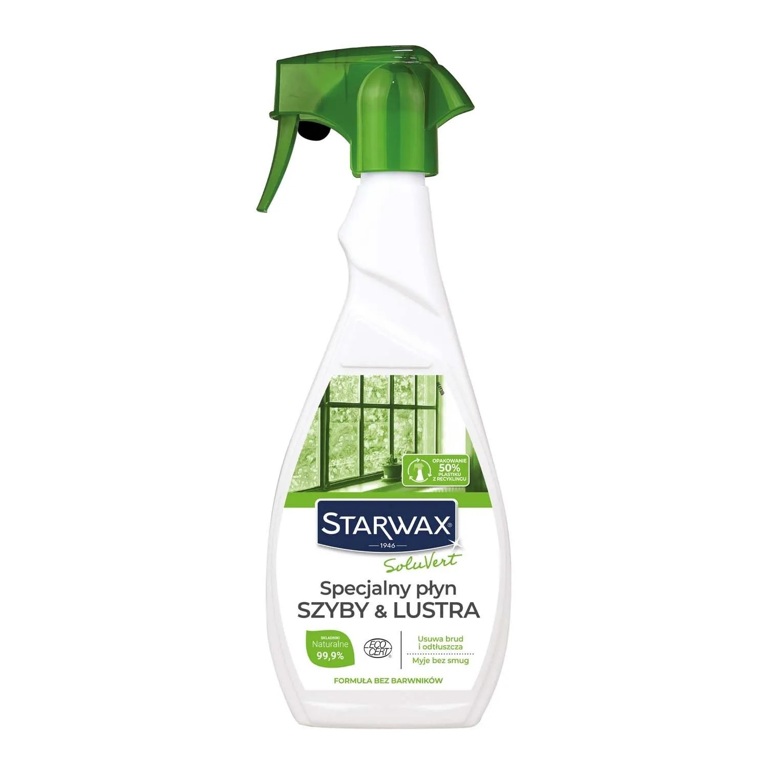 Starwax Soluvert Specjalny Płyn Szyby & Lustra 500 ml