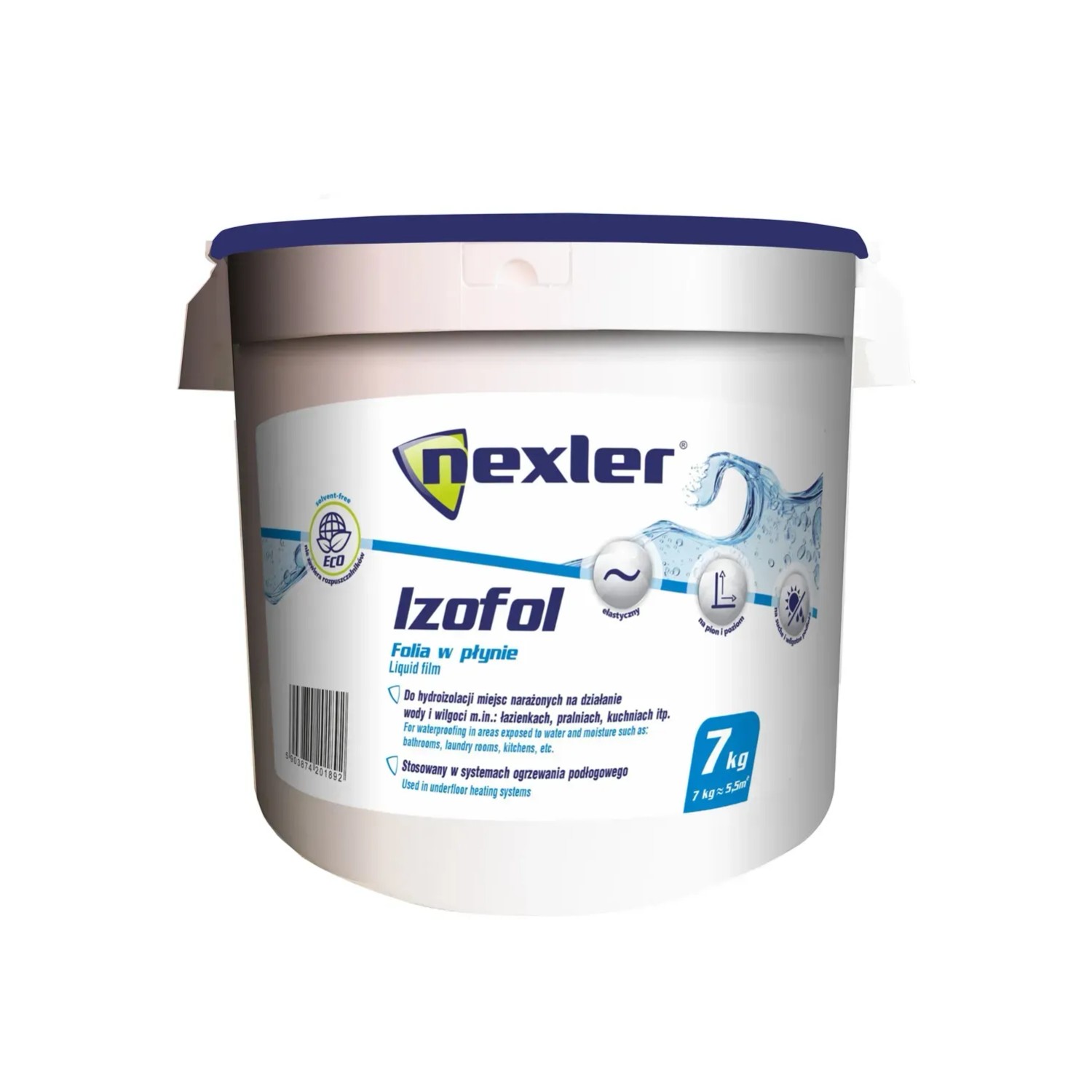 Nexler Folia w płynie pod płytki 7 kg