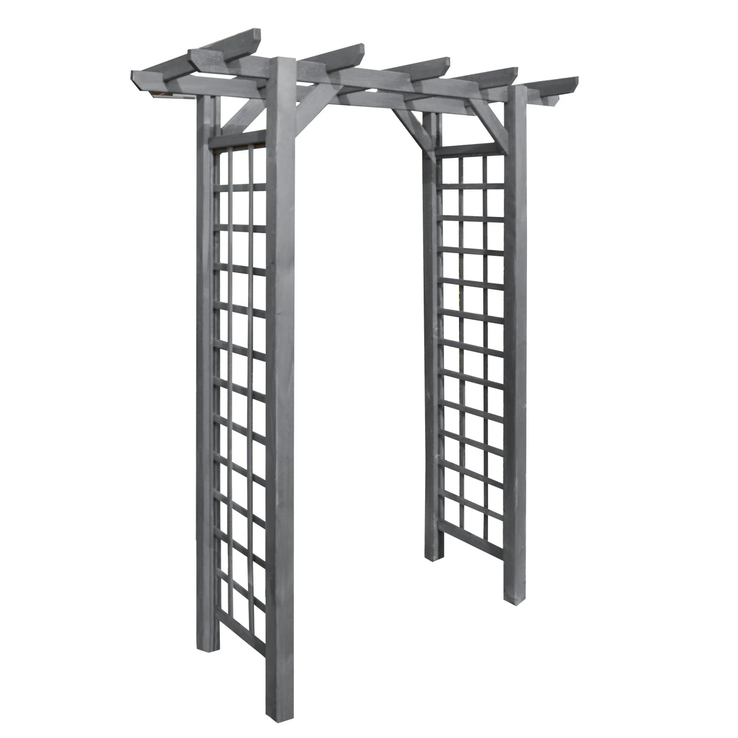 Werth-Holz Pergola ogrodowa Aurelia szara 165 cm x 80 cm wys.: 215 cm