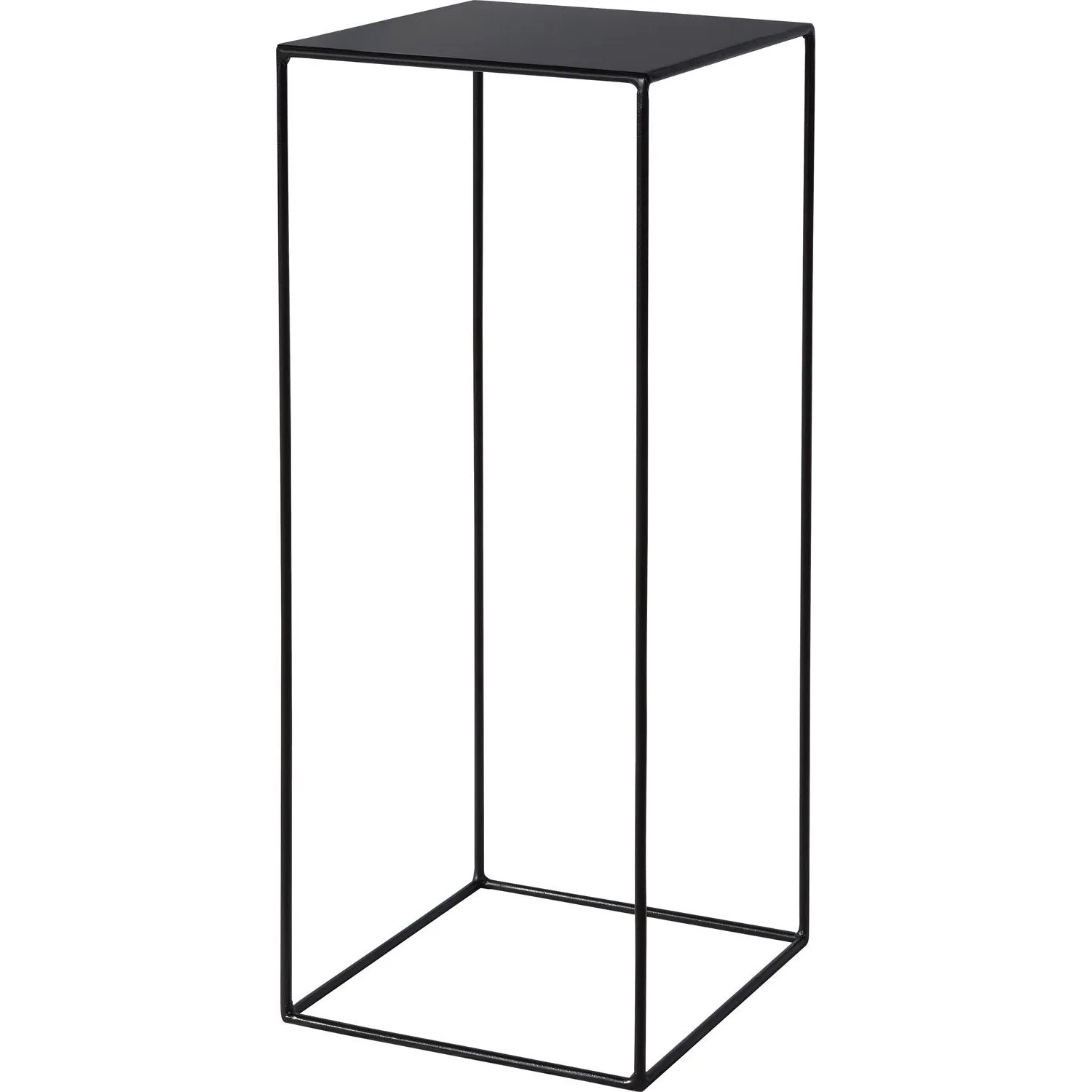 Kwietnik Simple metal M czarny 25 x 25 x 60 cm