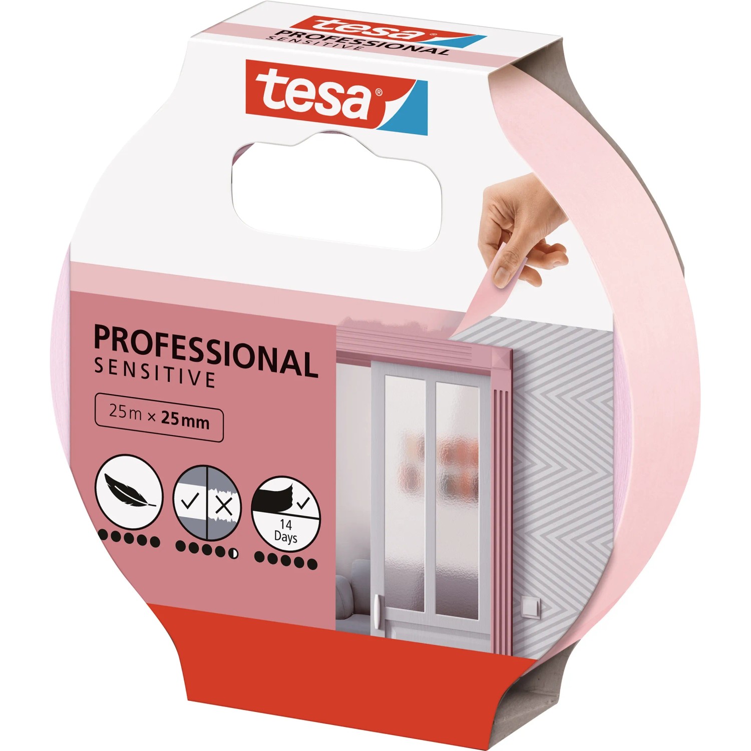 Tesa Taśma malarska Precision Sensitive 25 m x 25 mm