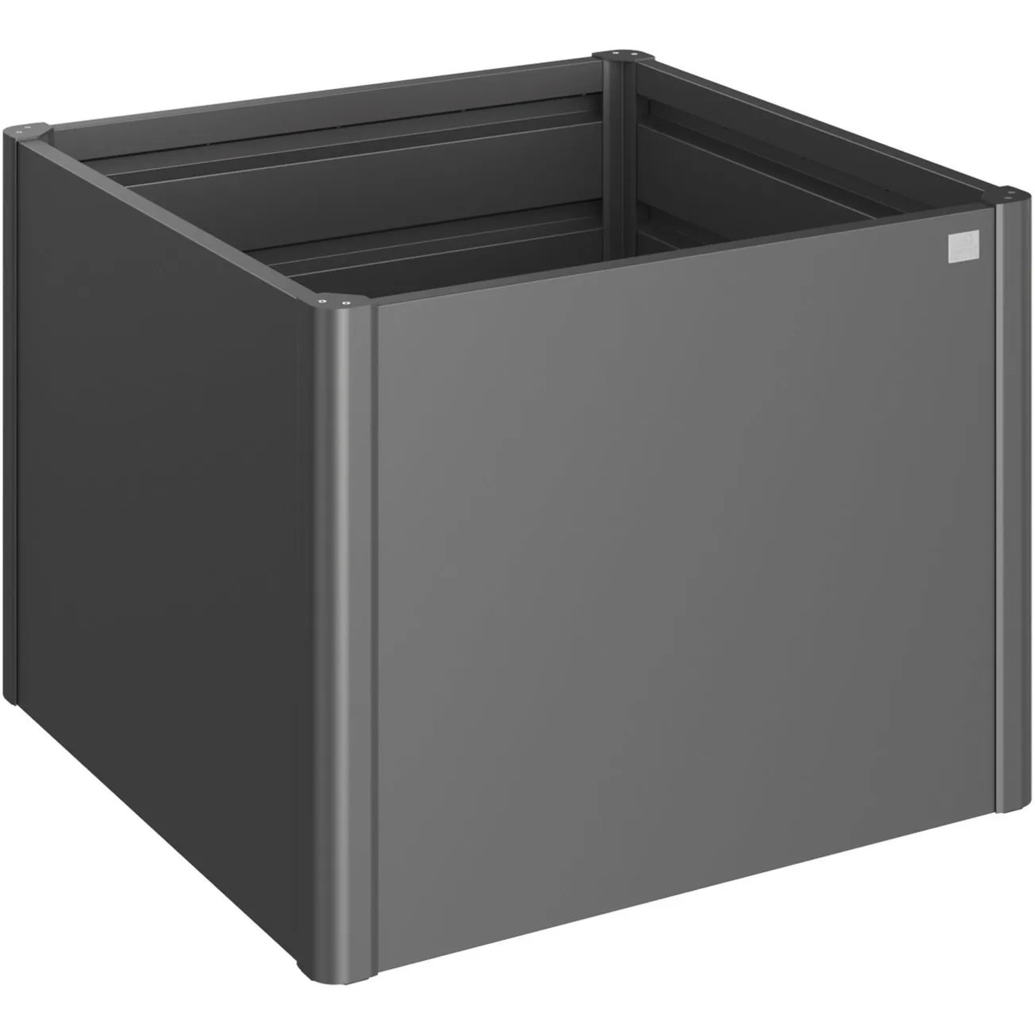 Biohort Podwyższona grządka metalowa ciemnoszara metaliczna 77 x 102 x 102 cm