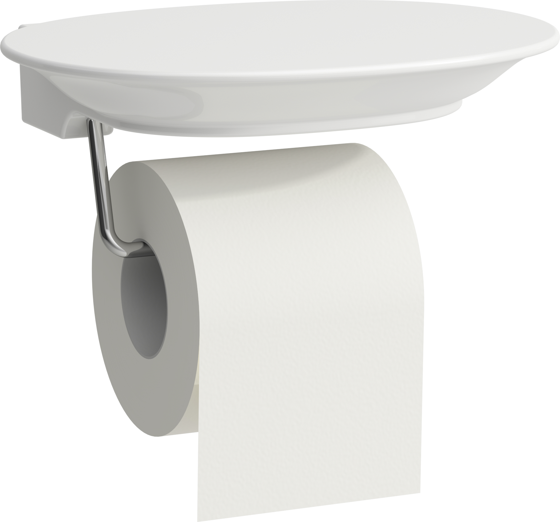 Darmowa Dostawa - Uchwyt na papier toaletowy biały Laufen The New Classic H8738537570001