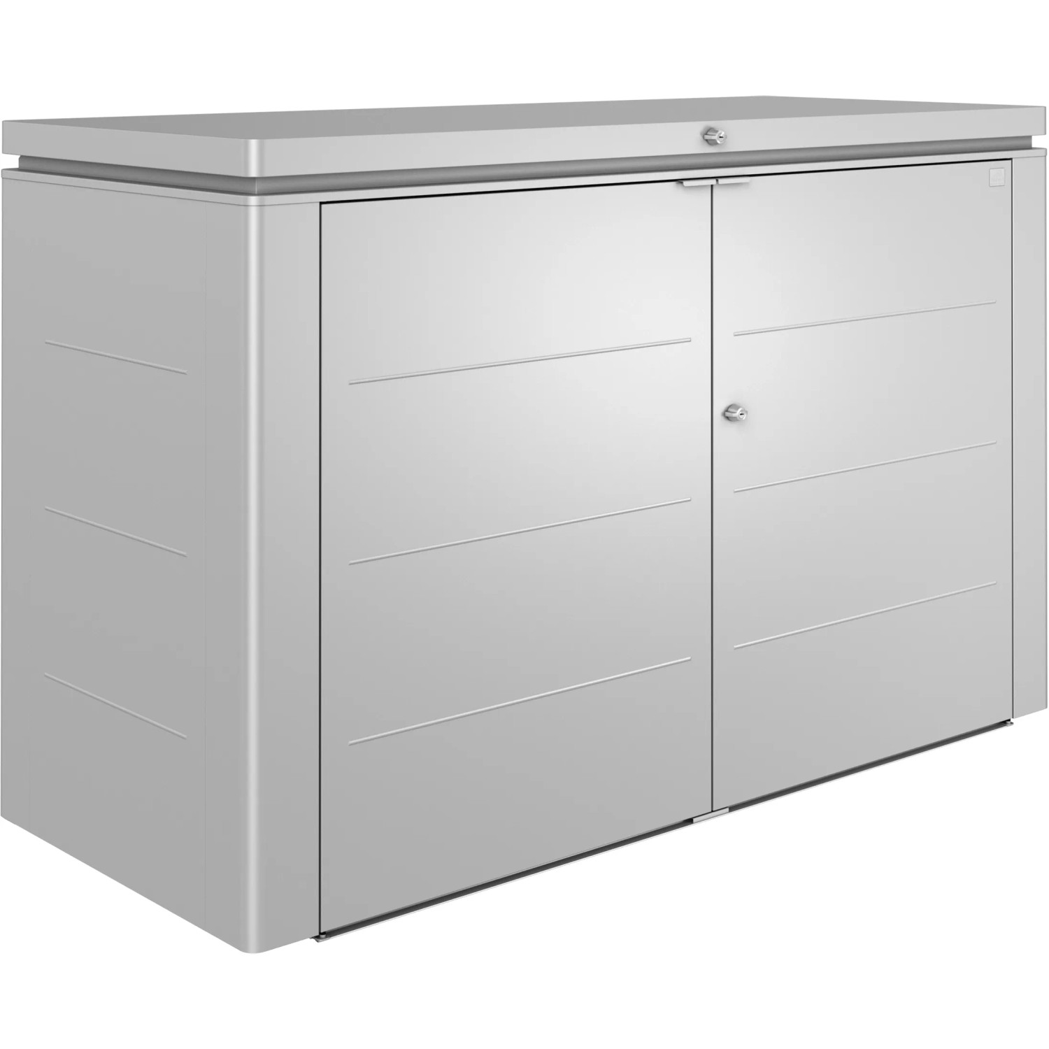 Biohort Skrzynia ogr. HighBoard 200 srebrna metaliczna
