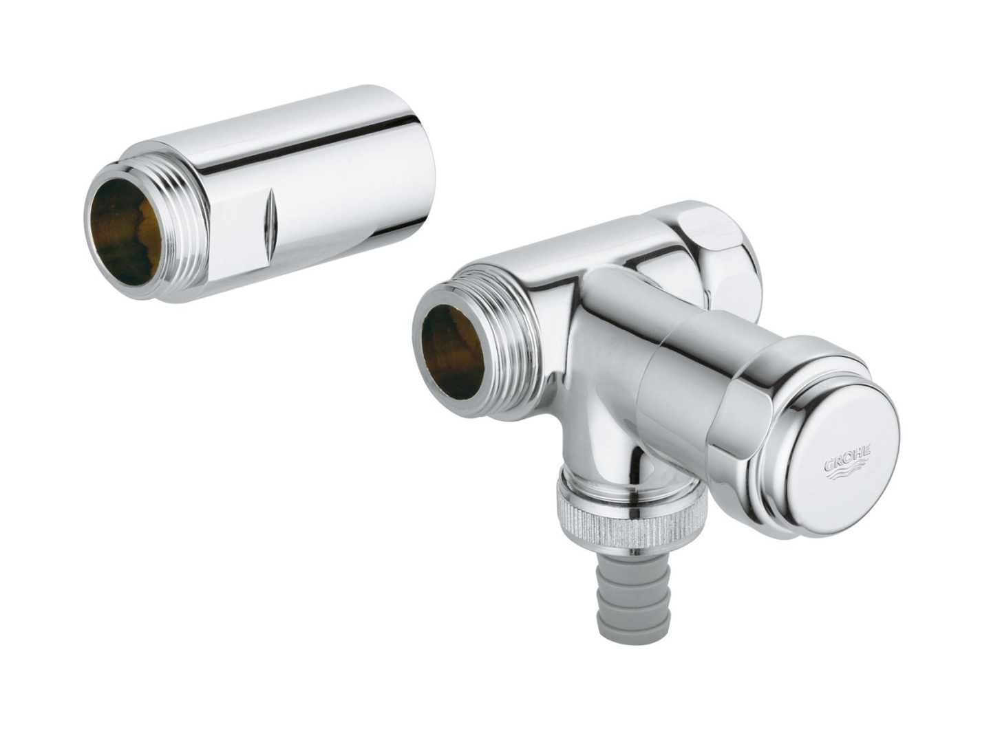Darmowa Dostawa - Zawór ścienny kątowy starlight chrome Grohe Was 41043000