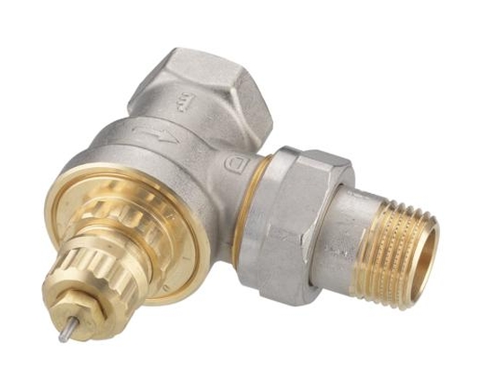 Darmowa Dostawa - Zawór kątowy termostatyczny nikiel Danfoss RA-G 013G1676