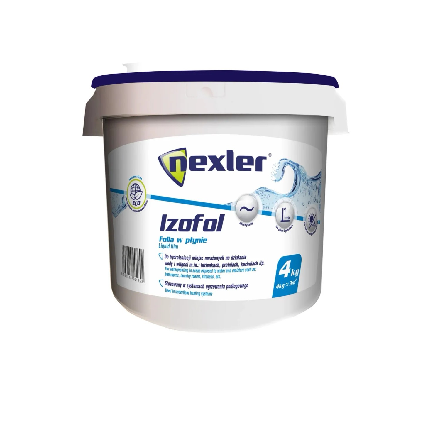 Nexler Folia w płynie pod płytki 4 kg