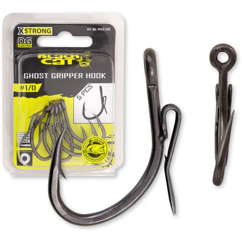Black Cat Haczyki sumowe Gripper Ghost DG Coating 1/0