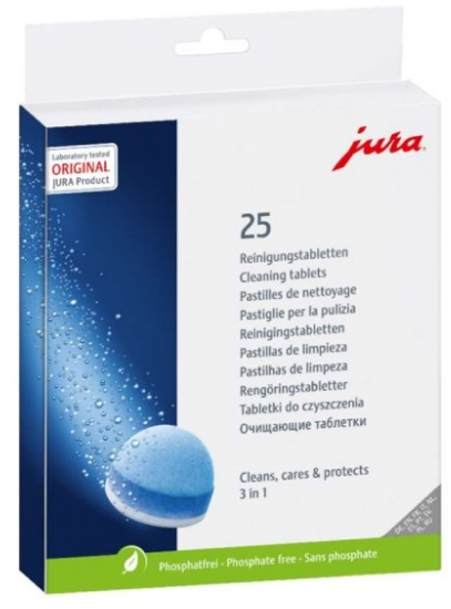 Tabletki czyszczące do ekspresu Jura 25045, 25 sztuk