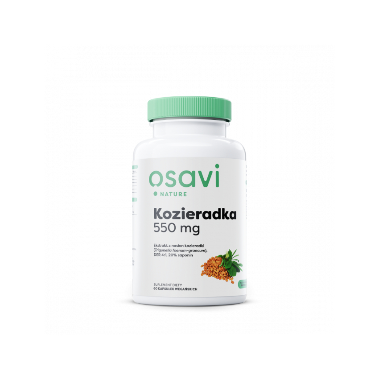 Osavi kozieradka 550 mg, 60 kapsułek (data ważności: 30.09.2026)
