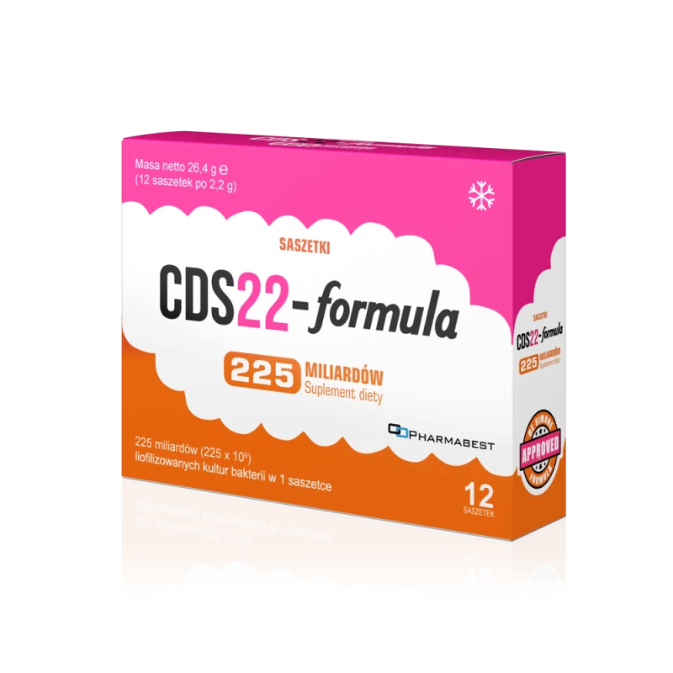 Cds22-formula 225 mld, 12 saszetek (dawniej vivomixx) (tylko odbiór osobisty!)