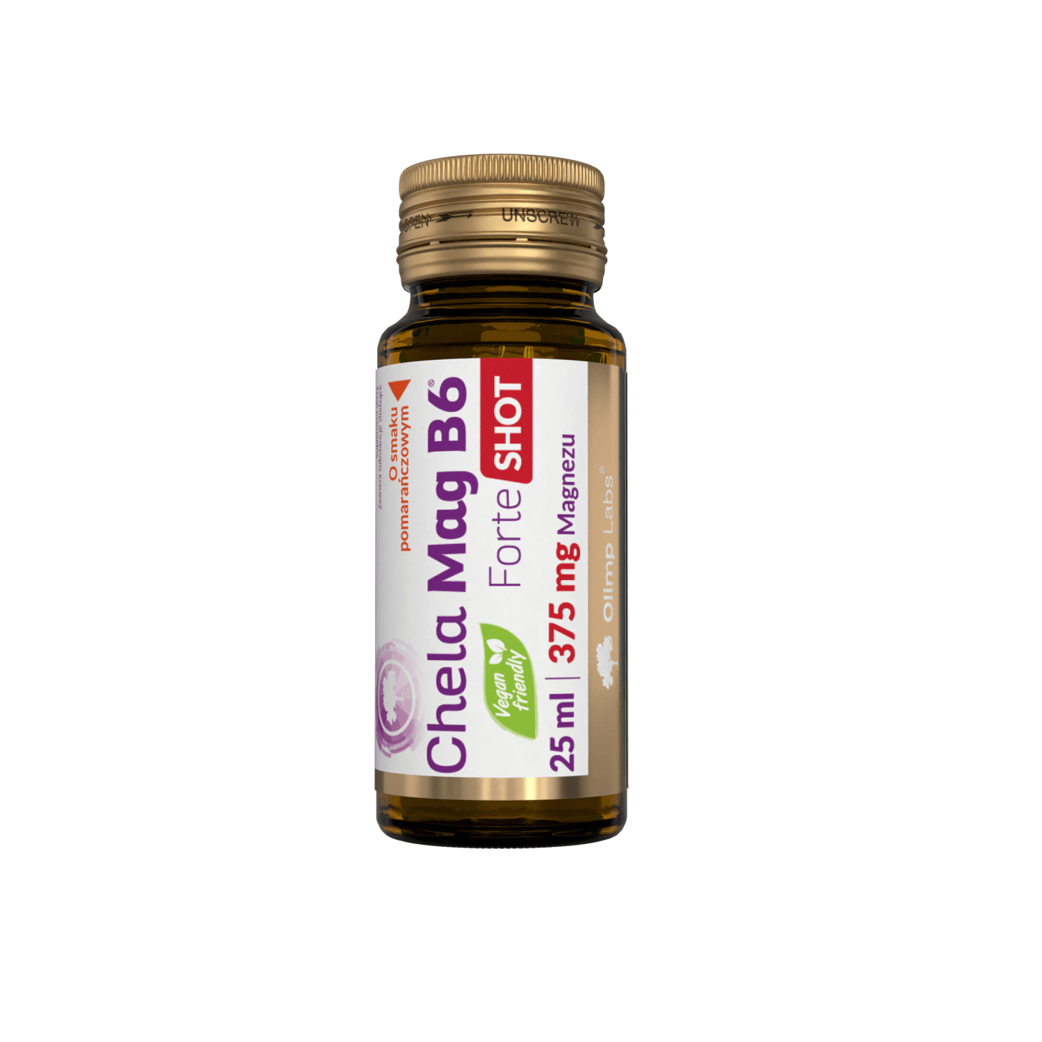 Olimp, chela-mag b6 forte shot pomarańczowy, 25 ml