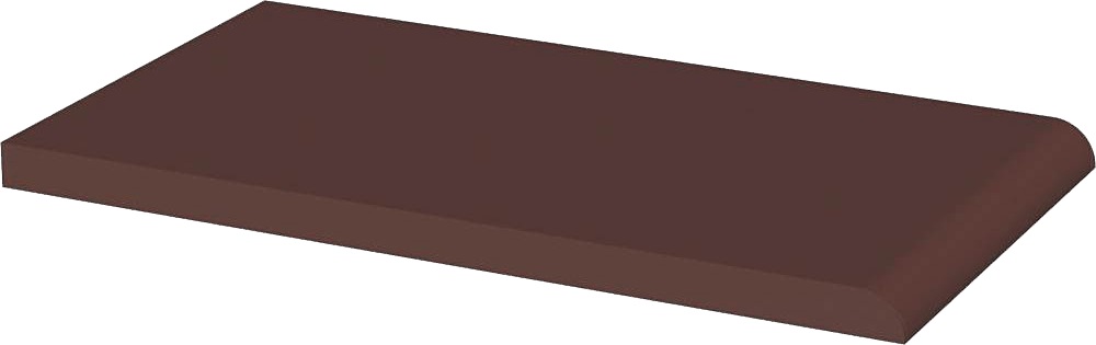 Paradyż Natural płytka parapetowa 13,5x24,5 cm brązowa