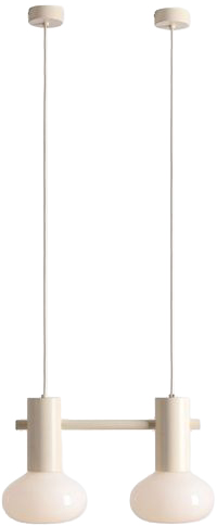 Aldex Flo lampa wisząca 2x10 W kremowa 7000H9_S