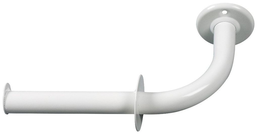 Aqualine White Line uchwyt na papier toaletowy biały 8009