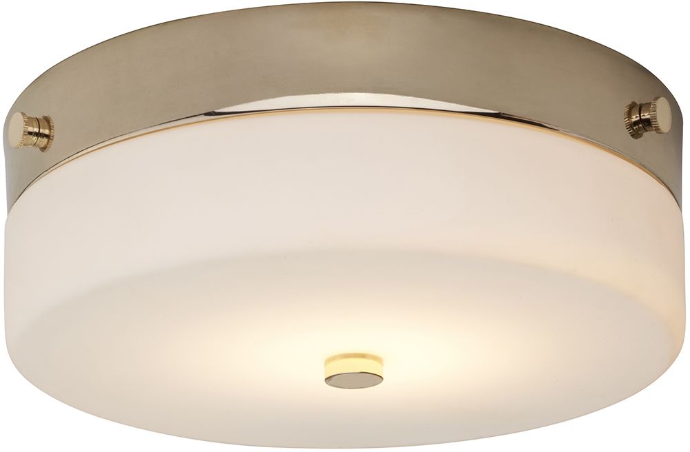 Elstead Lighting Tamar plafon 1x5,7 W LED polerowany złoty TAMAR-F-M-PG