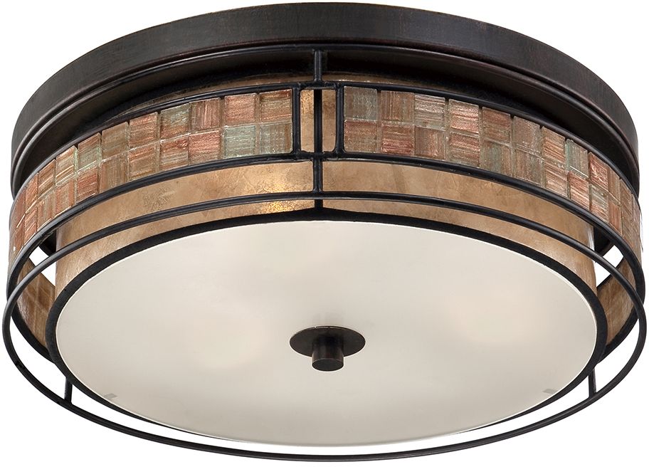 Elstead Lighting Laguna plafon 3x40 W renesansowa miedź QZ-LAGUNA-F-L
