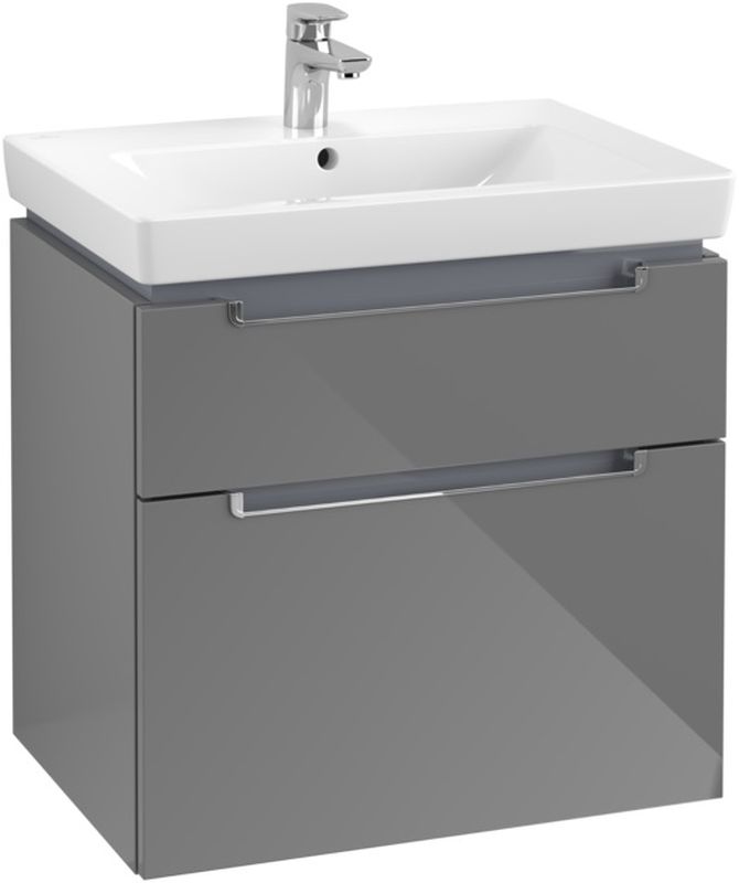 Villeroy & Boch Subway 2.0 szafka 63,7 cm podumywalkowa wisząca Glossy Grey A91010FP