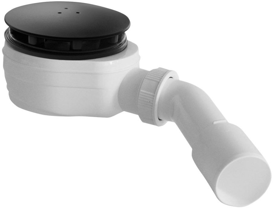 Radaway syfon do brodzika 90 mm czarny mat R580B