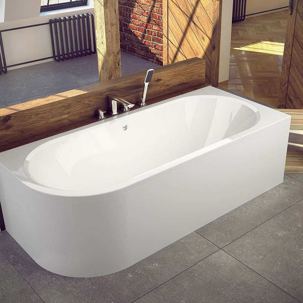 Besco Avita wanna narożna 150x74,7 cm prawa biała #WAV-150-NP - Wysyłka w 24h