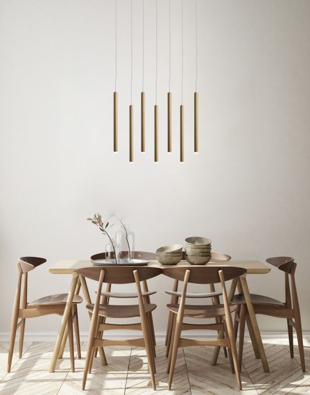Italux Valdes lampa wisząca 7x35 W złota PND-22302-7-GD