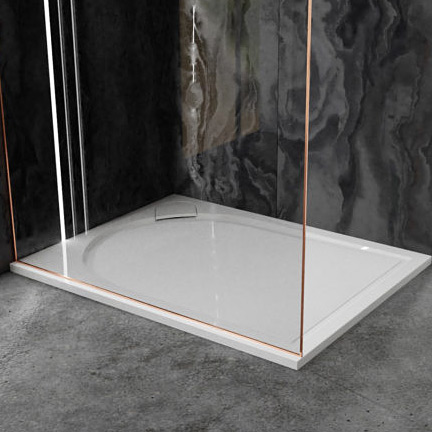 Vayer Virgo brodzik 140x70 cm prostokątny antypoślizgowy biały 140.070.001.2-1.0.0.0.0