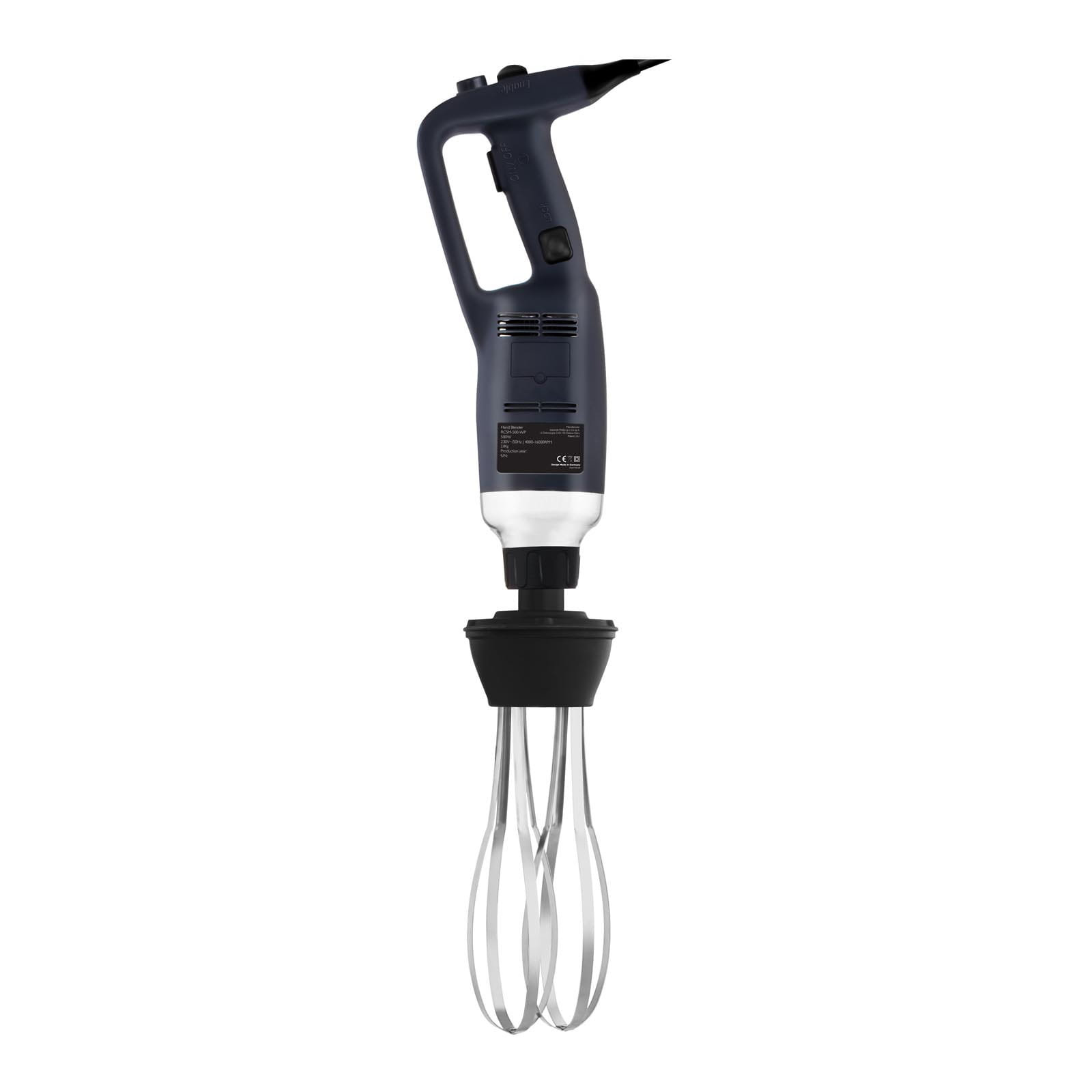 Blender ręczny 500W z regulacją prędkości + trzepaczka