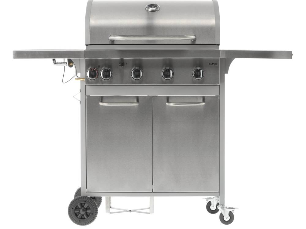 Grill gazowy 4+1 z szafką i palnikiem bocznym | 99655