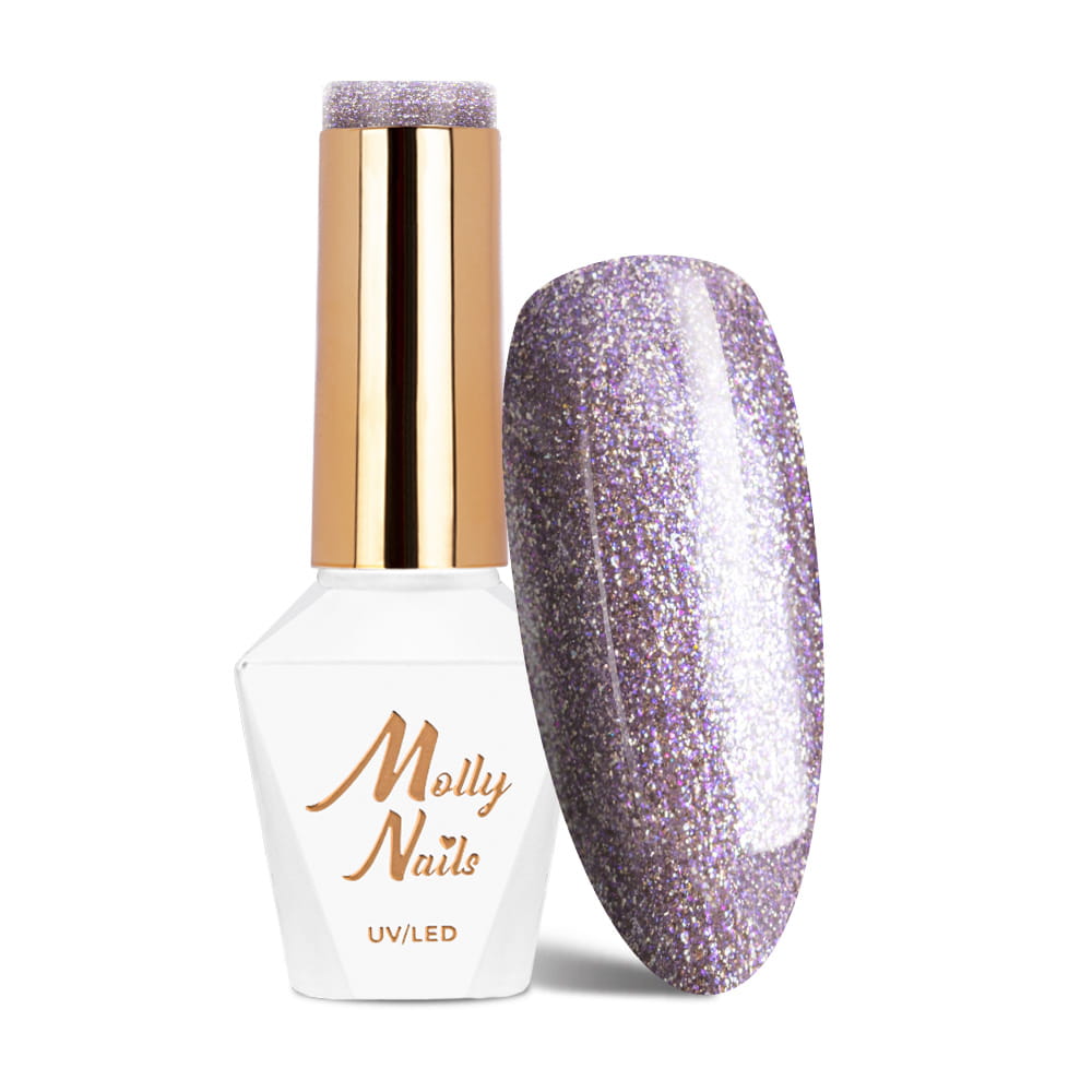 Lakier hybrydowy LED/UV Gel Polish Molly Nails Sensual Nr 206 Florence HEMA/Di-HEMA Free 8g