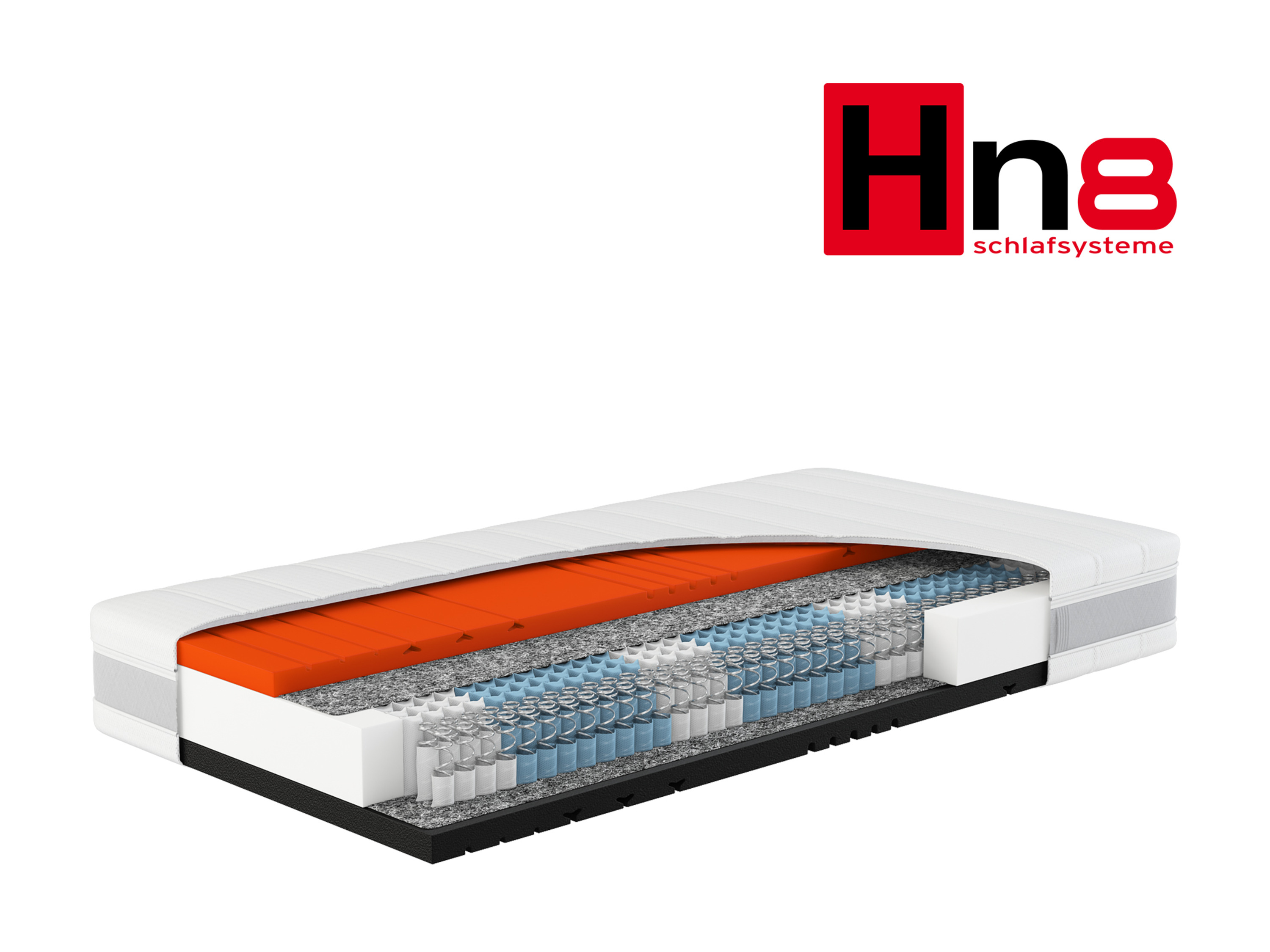 Hn8 Schlafsysteme Materac kieszeniowy 7-strefowy Sleep Balance TFK H2/H3, 90 x 200 cm