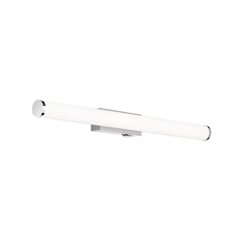 Kinkiet ścienny Trio Mattimo chromowany biały do łazienki LED 6.5W 3000K 680lm IP44 wym: 5,5 x 60,4 x 60,4 cm - 1 szt.