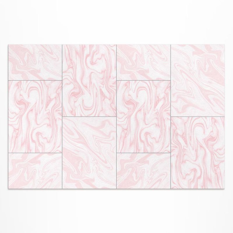 Winylowy Chodnik Zewnętrzny Wallfluent 100x150 cm Marmurowe abstrakcyjne płytki kamienne 1 szt.