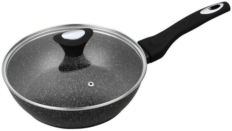 Patelnia granitowa 24 cm Klausberg kb-7295 głęboka 1szt
