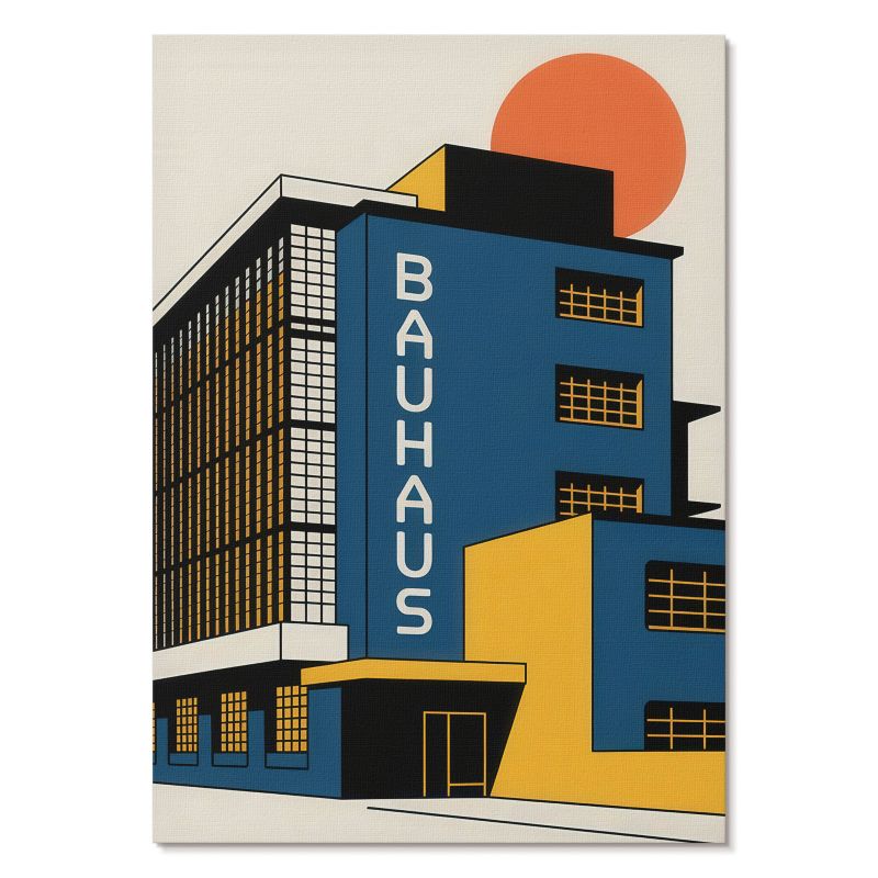 Plakat na Płótnie Tulup 29,7x42 cm (A3) Bauhaus architektura Do biura, salonu, sypialni 1 szt.