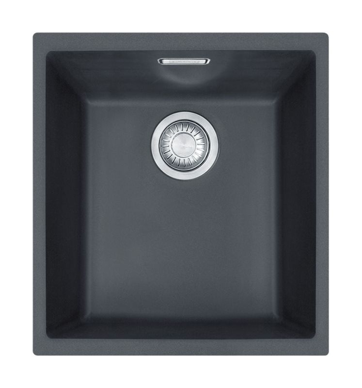 Zlewozmywak podwieszany Franke Sirius SID 110-34 onyx 36,5x44 cm 1-komorowy 1 szt.