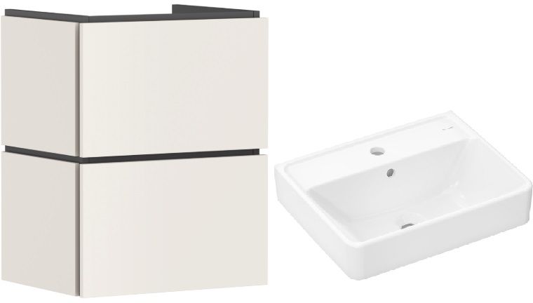 Darmowa Dostawa - Umywalka z szafką 50 cm Hansgrohe Xilesa E abset10486