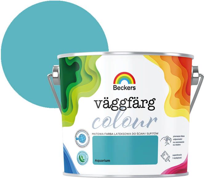 Farba kolorowa Beckers Vaggfarg Colour aquarium 2,5 l