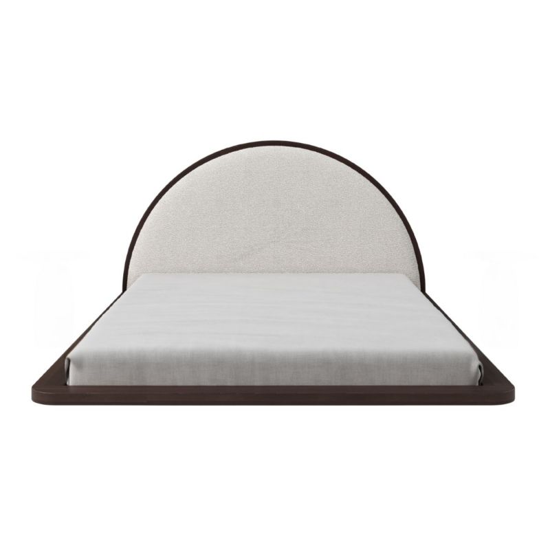 Łóżko lewitujące bukowe MOMOKO 140x200 palisander 1 szt.