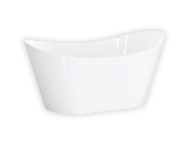 Wanna wolnostojąca Sink Quality biała 150x72 z syfonem chrom 1 szt.